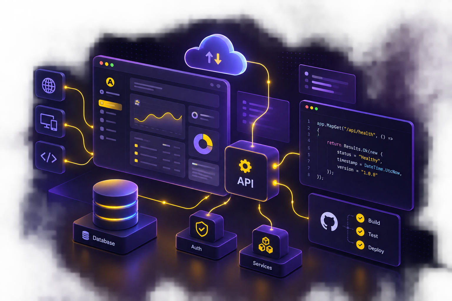 Software engineer illustration